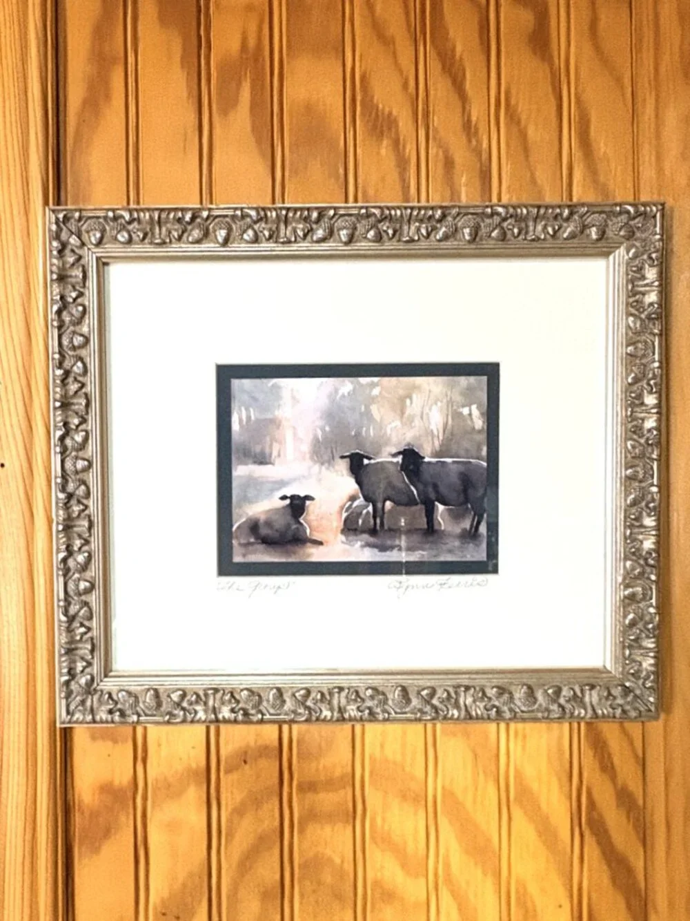 Framed Watercolor Print 